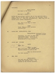 Moe Howard's 31pp. Script Dated March 1951 for The Three Stooges Film ''Hula-La-La'' -- With Annotations in Moe's Hand -- Unbound Script Paper Clipped at Upper Left -- Very Good Condition